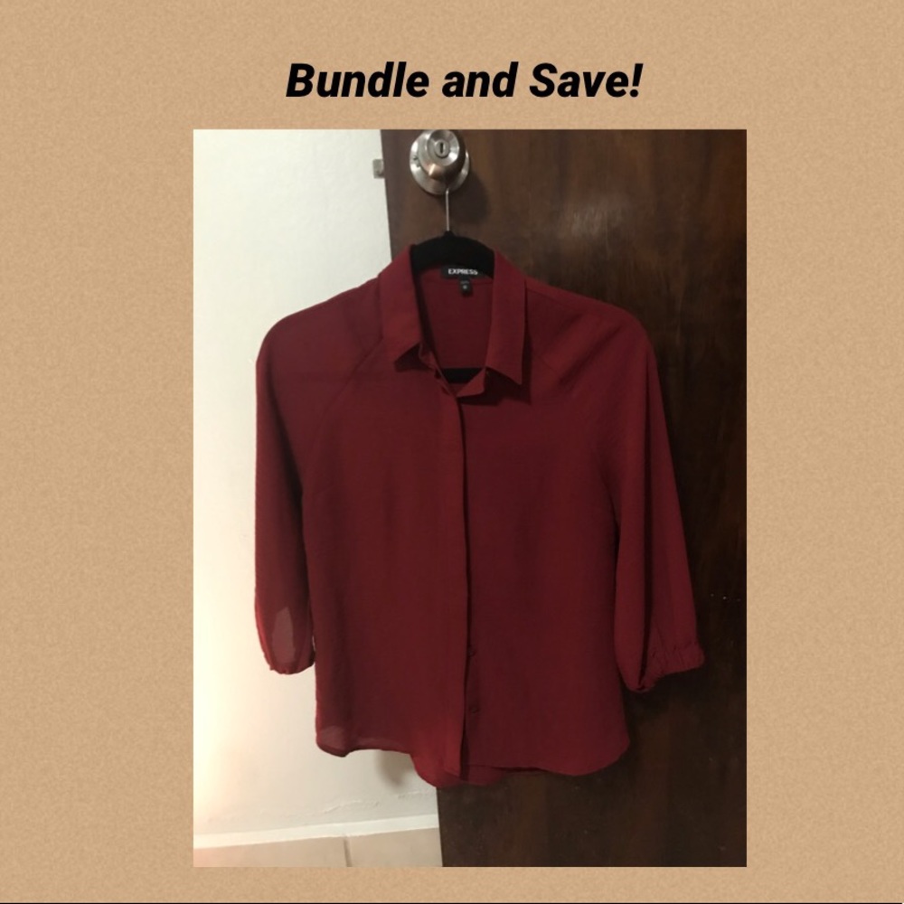 Express Bottom Down Top (Burgundy)